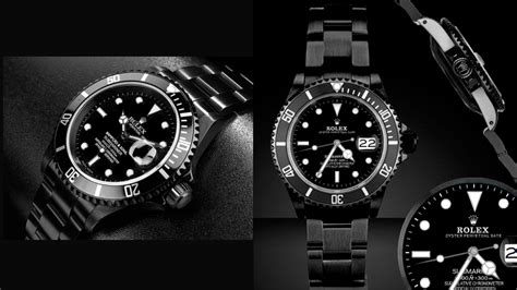 rolex submariner all black bamford sons price|rolex submariner for sale used.